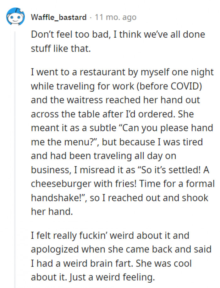 This one shook on it for a cheeseburger and fries