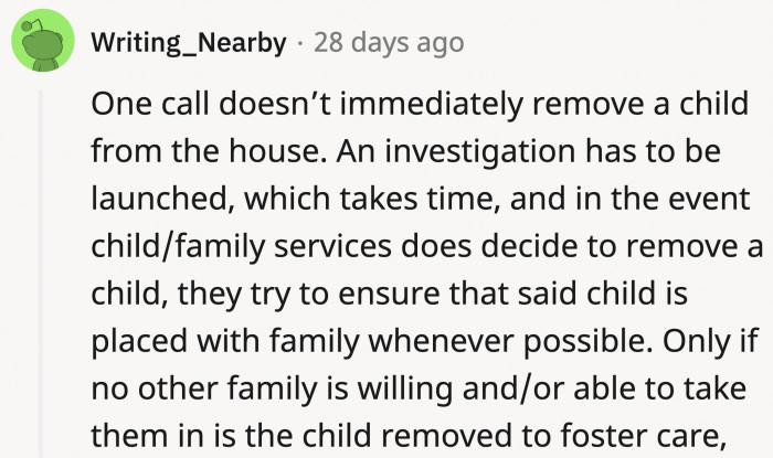 But some people explained that it was more complex than that.