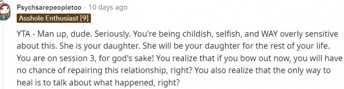 13. Childish, selfish, and overly sensitive