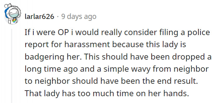 An addition of a noise complaint would be great too.