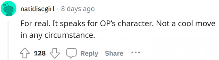 OP went wrong in so many ways!