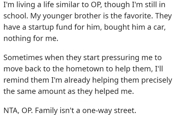 Sadly, there are people in the same situation.