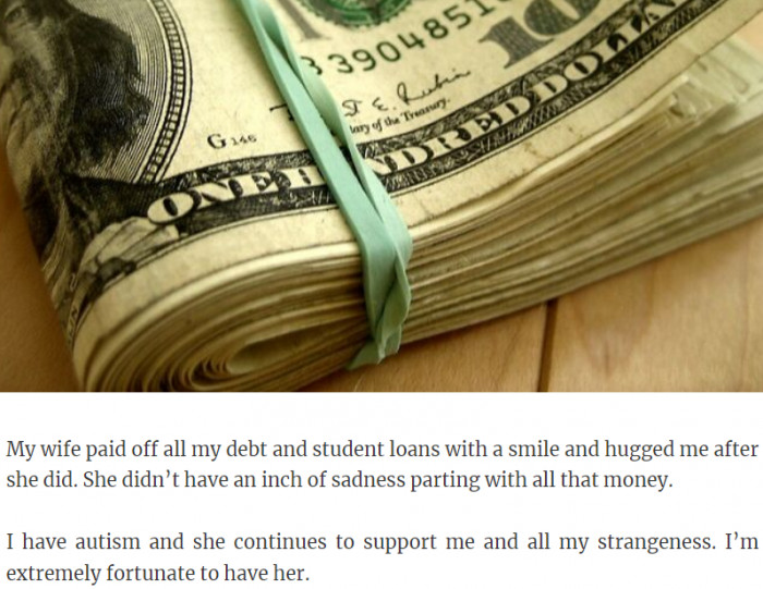 3. I'm extremely fortunate to have her