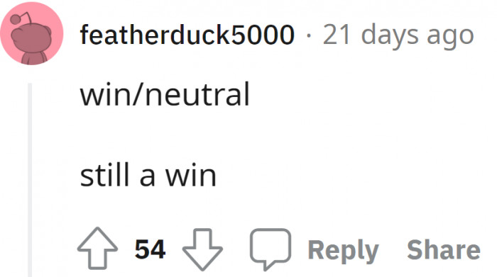 Exactly! There is no job easier than bagging groceries; it's just a win-win situation for everyone.