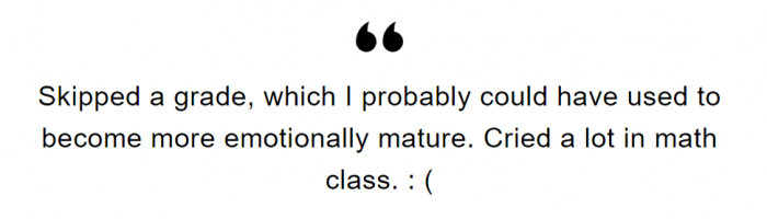 Your emotions will definitely be tested a lot in math