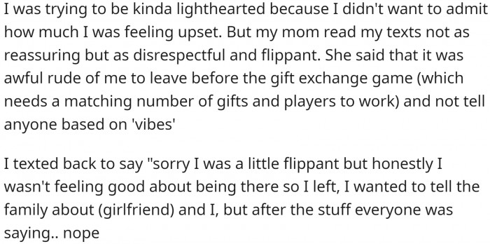 I'm surprised how this girl had to hide about her sexuality and her girlfriend just to be accepted for a family dinner.