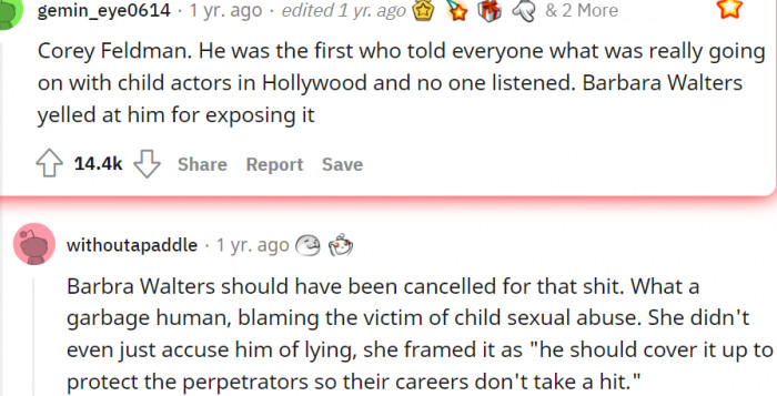 4. If Corey Feldman did speak about this, then it's something to be looked into...