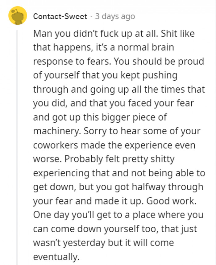 At the End of the Day, Still Good Work!