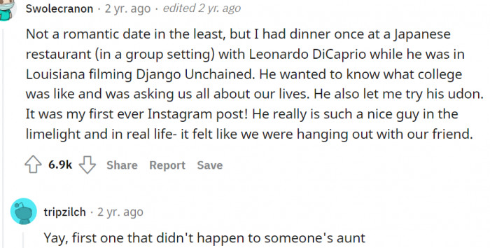 2. Me and Leonardo DiCaprio