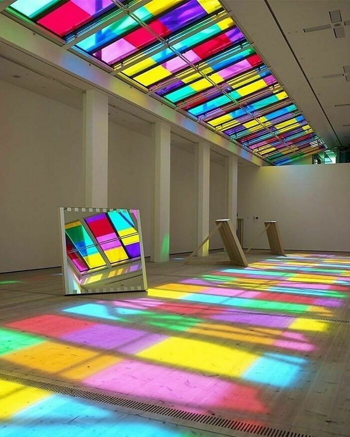 8. Colorful Architectural Installation At Balticgateshead⁠ Designed By Daniel Buren