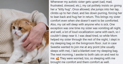 Cat Parents Share The Wholesome Moments Where Their Cats Showed Them Immense Affection