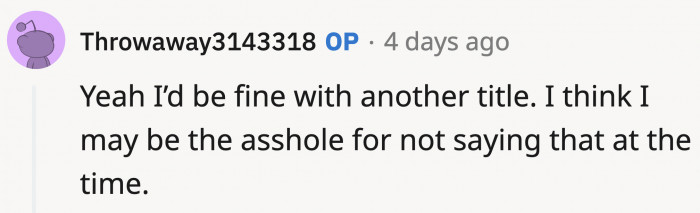 OP says he'd be fine if his kids call Rita by a different title, as long as it's not Nonna.