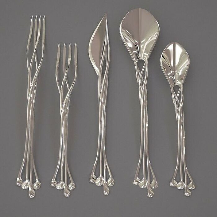 26. Beautiful Setae 3D-Printed Flatware By Francis Bitonti