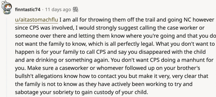 A Redditor offered a much more detailed advice of what OP can do