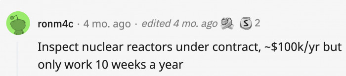 20. It makes you wonder what qualifications you need to qualify for this job