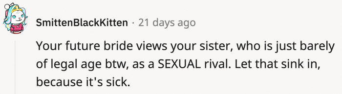 Disgusting behavior from Sarah's corner.