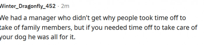 3. This is just a bizarre standard to have