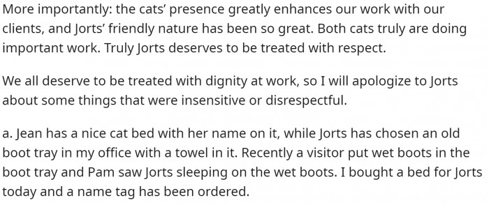 Appreciate how well this guy took the response from HR and is looking forward to change for good reasons.