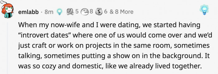 5. An introvert's dream date