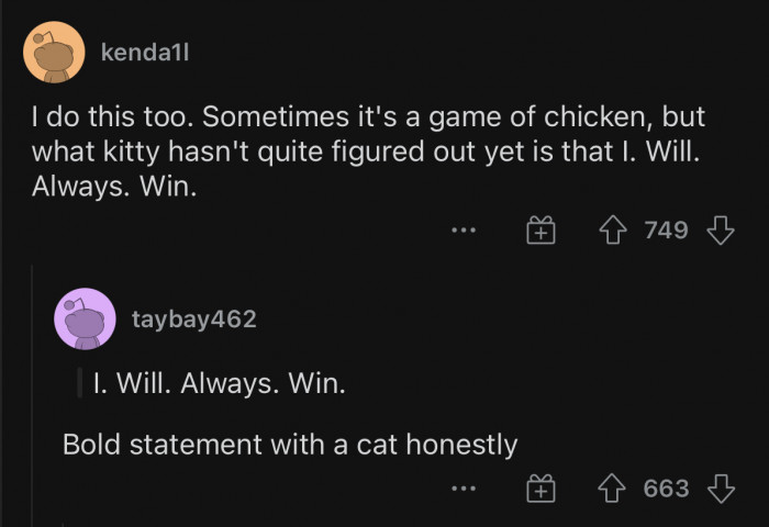 This person is playing a dangerous game.