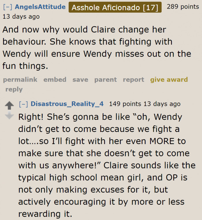Redditors now think that the niece might take advantage of the situation.