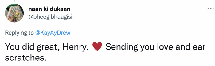 We are proud of you, Henry; you deserve extra treats and lots of night lights