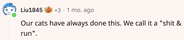 Also an accurate description of the daily post-poop event