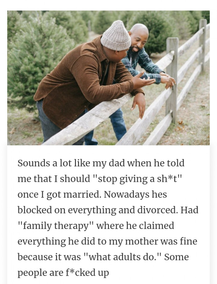 #20 Dad got it twisted.