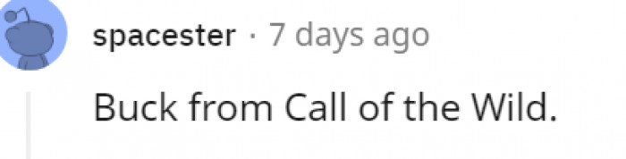 19. Next on the list is Buck from Call of the Wild