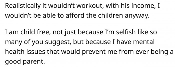 OP has also discussed this issue with her husband, and he confirmed that he will leave if OP decides to adopt the kids.