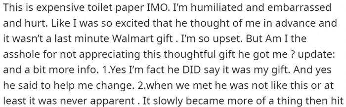 OP also shared some additional info: