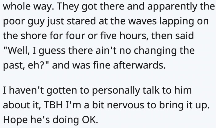 they discovered the sad truth with the DNA kit.