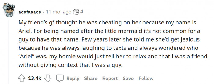 3. He's just a guy under the sea.