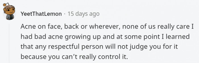28. These are things you don't have total control over.