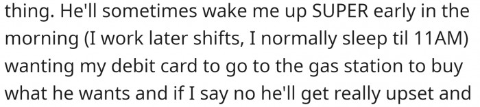 This guy seems to be taking advantage of the girl's innocence and the fact that she cannot deny him anything.