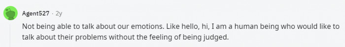 6. Men expressing emotions doesn't make them less of a man