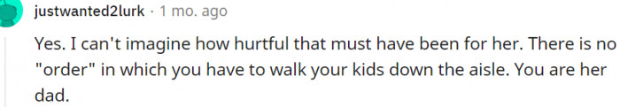 8. You are her dad, so do your duty