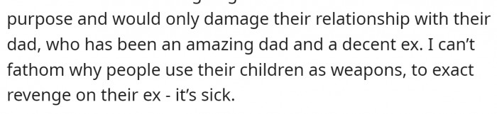 It is all for children's sake.