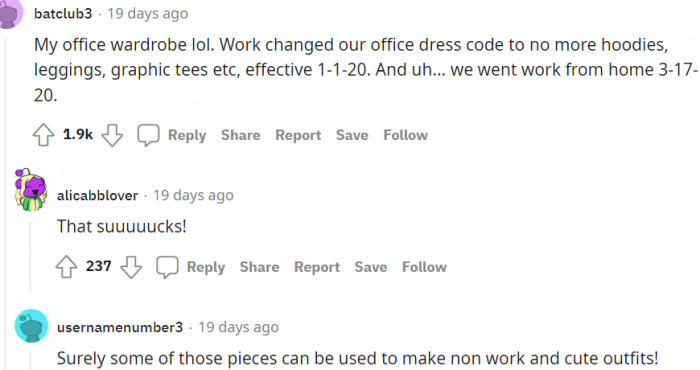 3. My office wardrobe