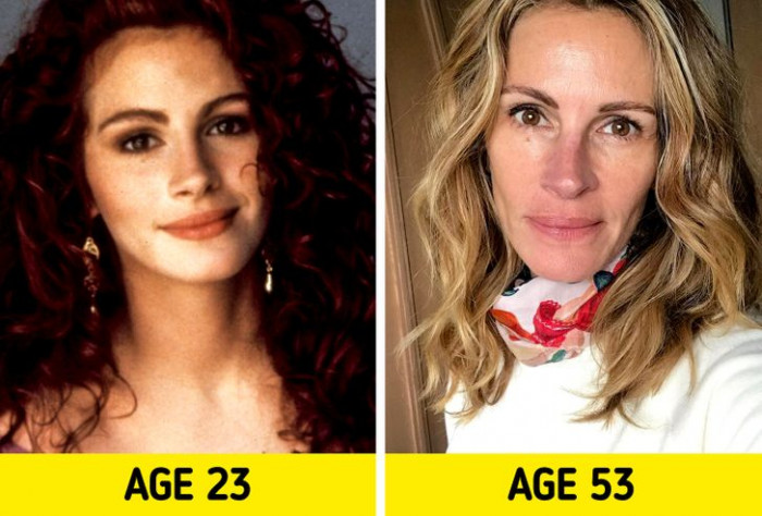 4. Julia Roberts - it's kind of unbelievable that she is 54!