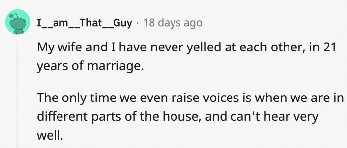 There are testimonials from people who are in one.