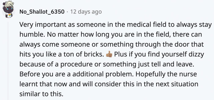 If you feel something, say something before you become another patient.