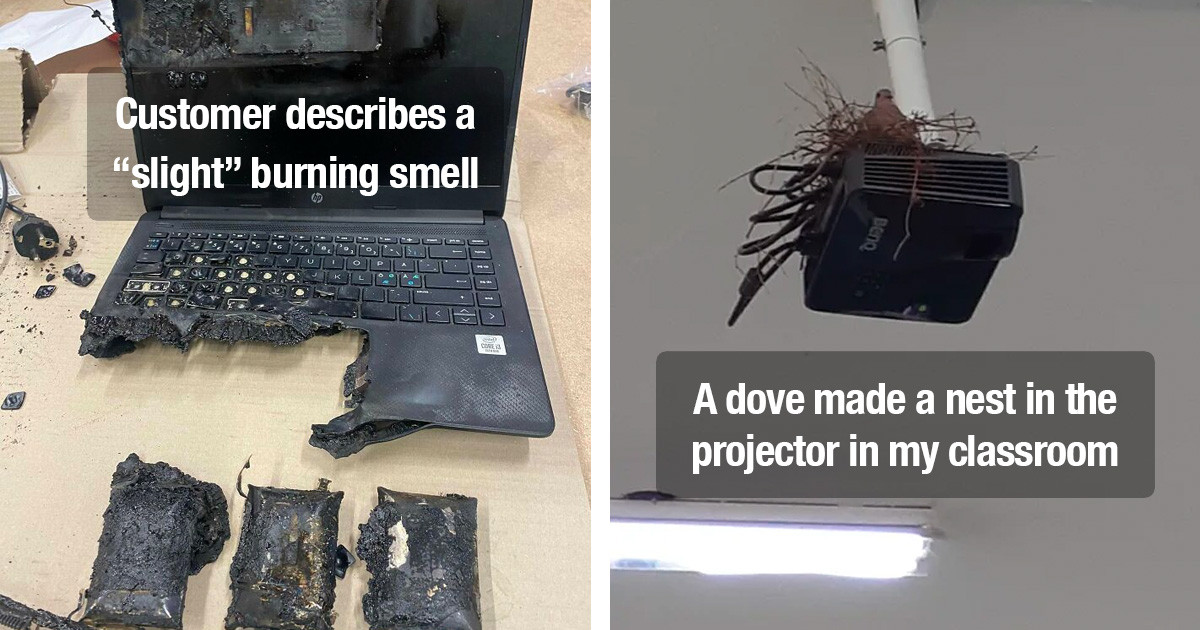 50 Photos Of The Worst Cases Tech Support Had To Handle