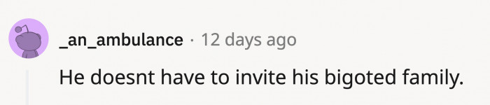 Redditors pointed out that both the groom and the bride have a choice