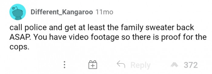 #8 Use the video as proof of her crime.