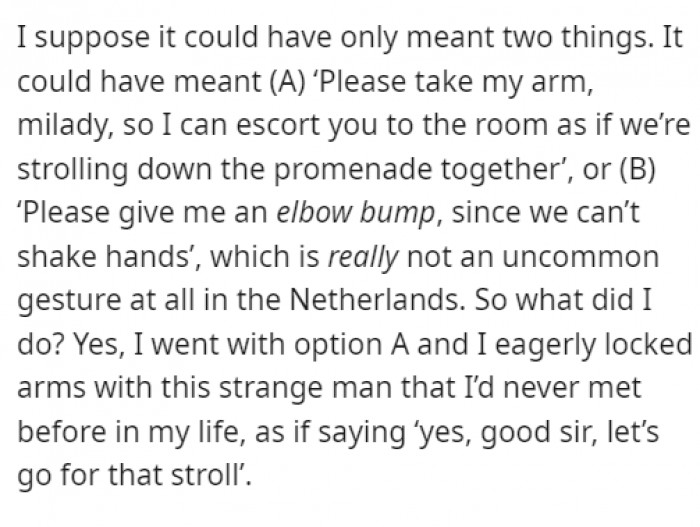 Of course they went with the less likely option