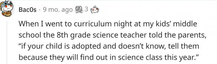 Either you tell them, or we will... that's a bit harsh, isn't it?