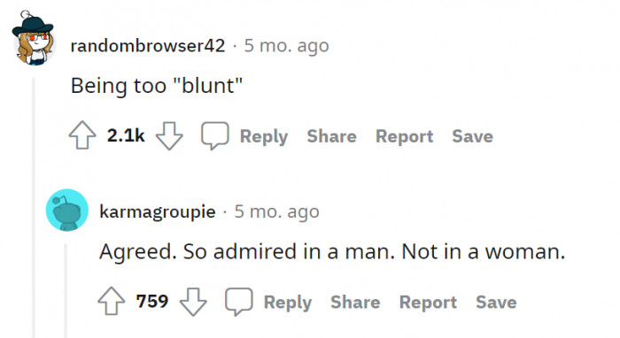 It is a man's world, after all