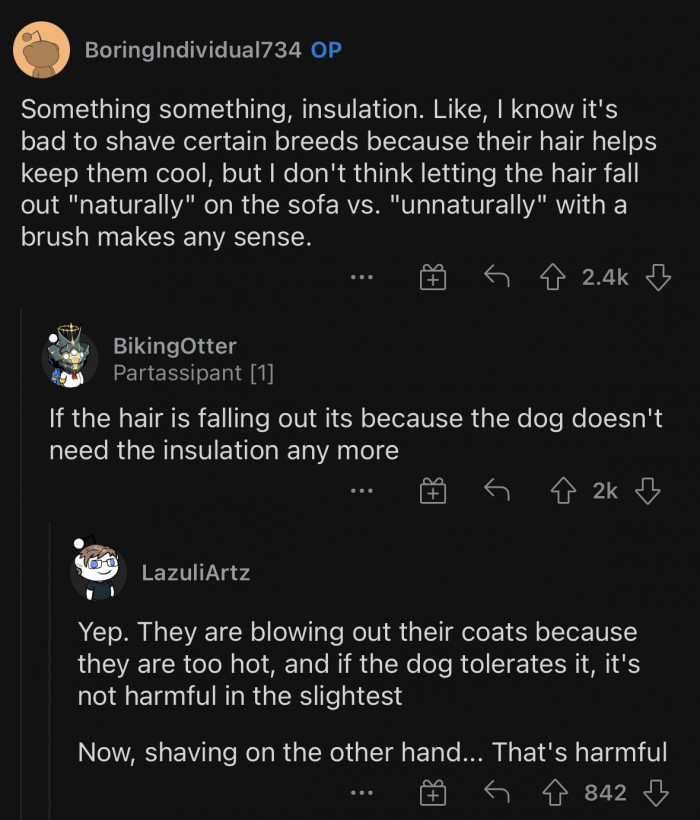 The mother has a lot to learn about Huskies.