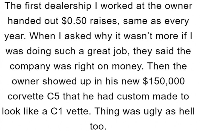 50 cents for what? To buy himself a chocolate?